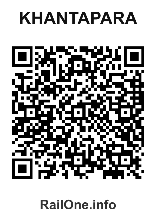 RailOne QR Code for Khantapara station