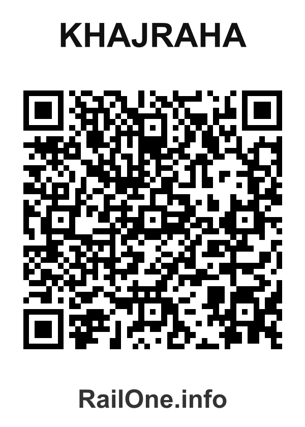 RailOne QR Code for Khajraha station