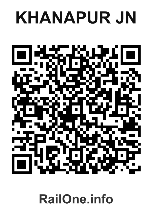 RailOne QR Code for Khanapur Jn station