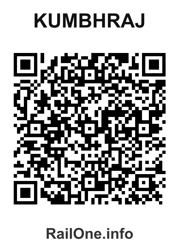RailOne QR Code for Kumbhraj station
