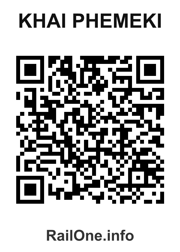 RailOne QR Code for Khai Phemeki station