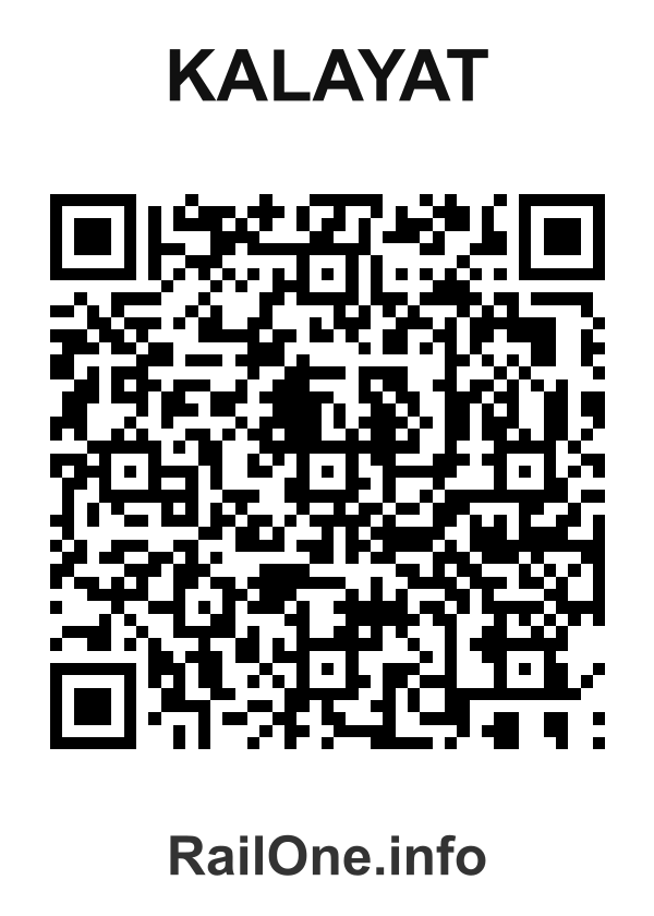 RailOne QR Code for Kalayat station