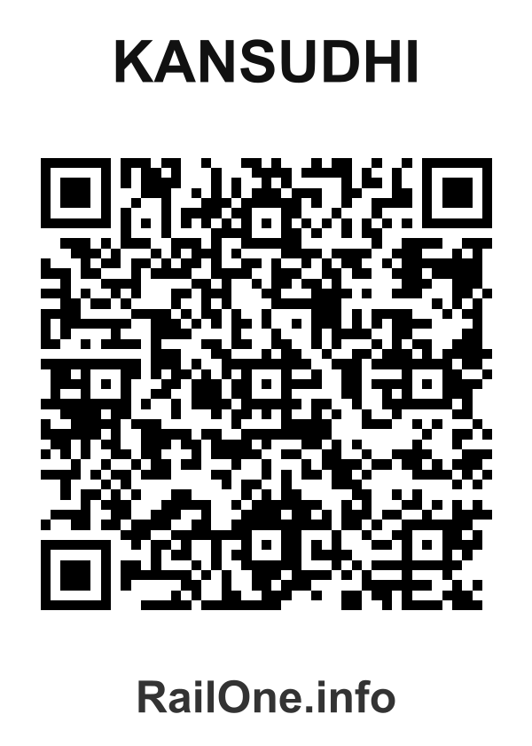 RailOne QR Code for Kansudhi station