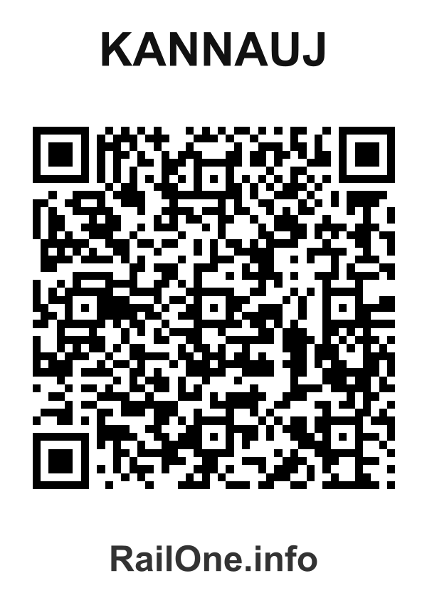 RailOne QR Code for Kannauj station
