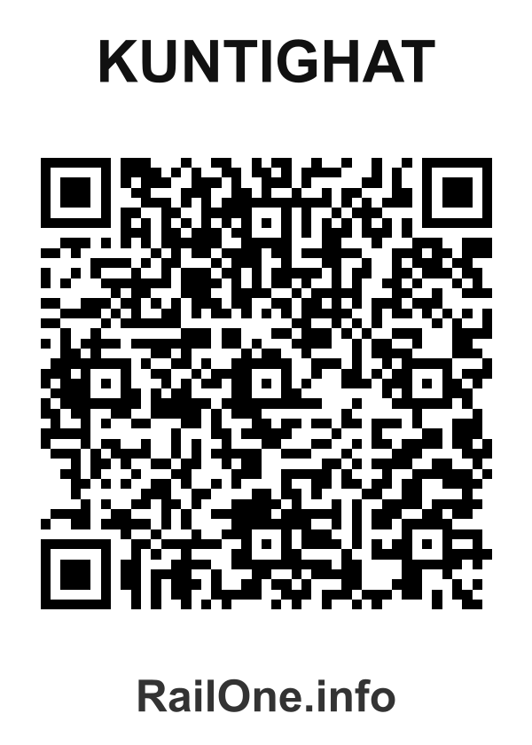 RailOne QR Code for Kuntighat station