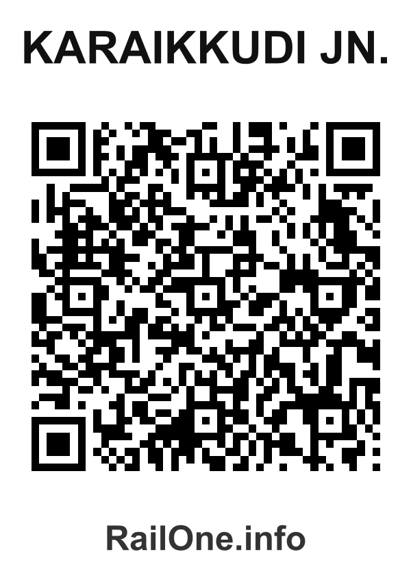 RailOne QR Code for Karaikkudi Jn. station