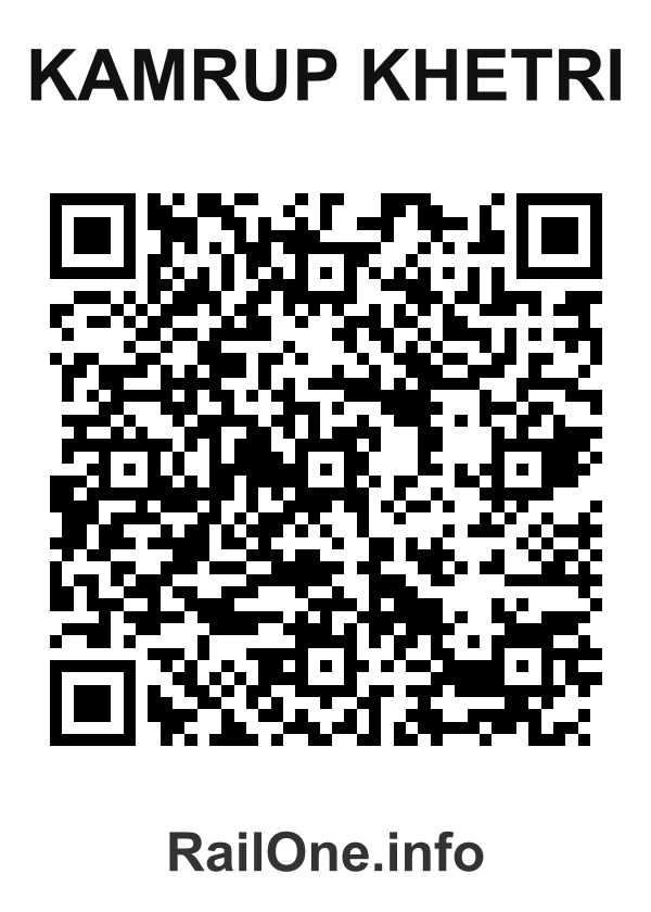 RailOne QR Code for Kamrup Khetri station