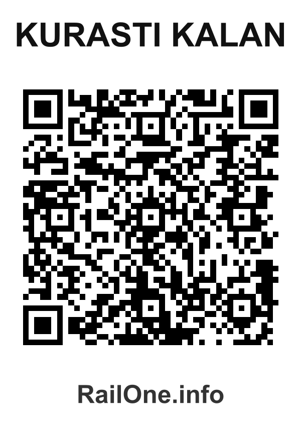 RailOne QR Code for Kurasti Kalan station