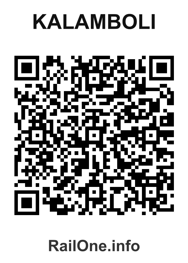RailOne QR Code for Kalamboli station
