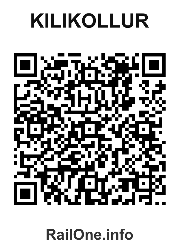 RailOne QR Code for Kilikollur station