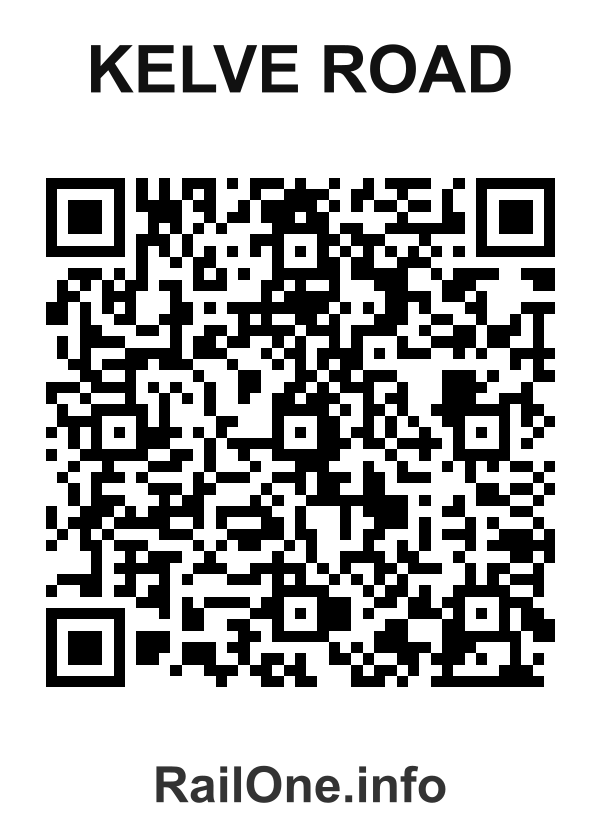 RailOne QR Code for Kelve Road station