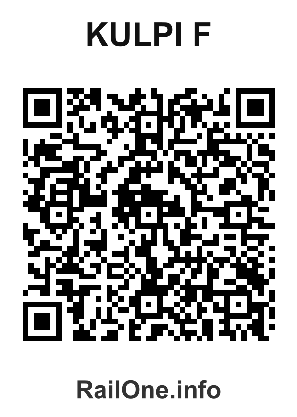 RailOne QR Code for Kulpi F station