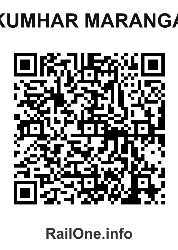 RailOne QR Code for Kumhar Maranga station