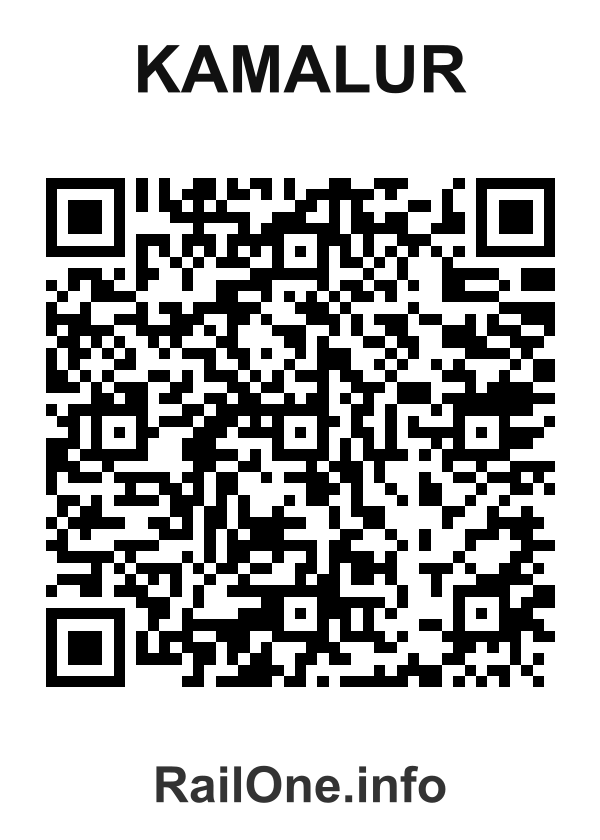 RailOne QR Code for Kamalur station