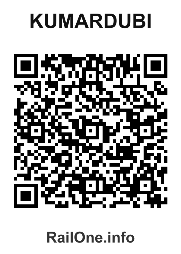RailOne QR Code for Kumardubi station
