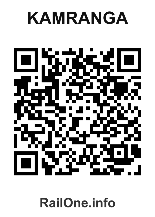 RailOne QR Code for Kamranga station