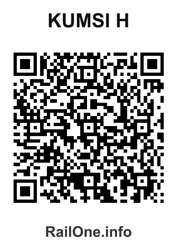 RailOne QR Code for Kumsi H station