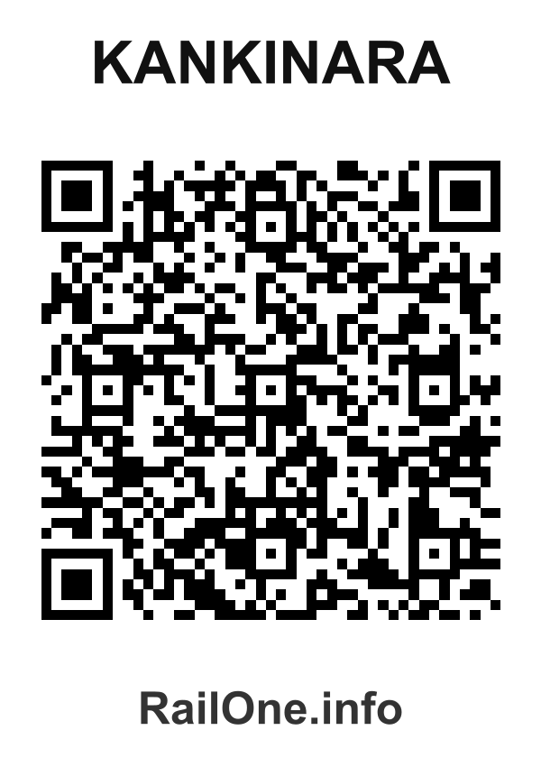 RailOne QR Code for Kankinara station