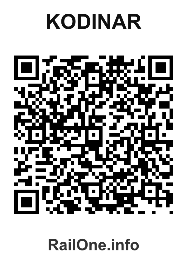 RailOne QR Code for Kodinar station