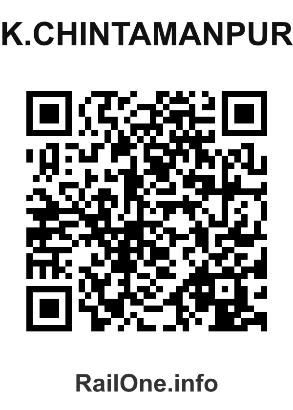 RailOne QR Code for K.chintamanpur station
