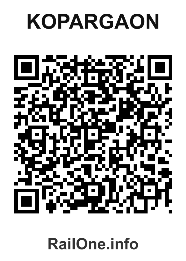 RailOne QR Code for Kopargaon station