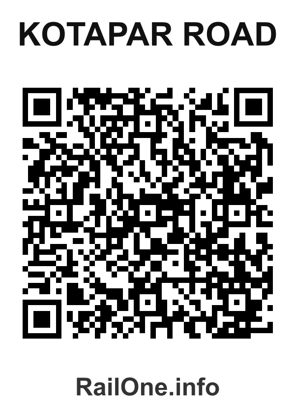 RailOne QR Code for Kotapar Road station