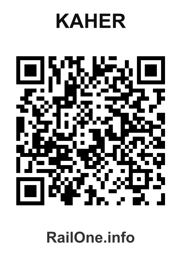 RailOne QR Code for Kaher station