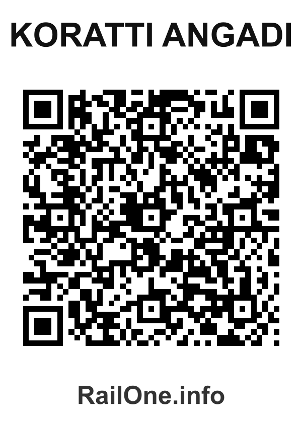 RailOne QR Code for Koratti Angadi station
