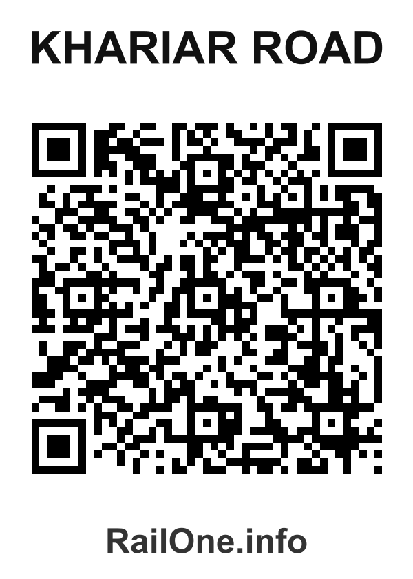 RailOne QR Code for Khariar Road station
