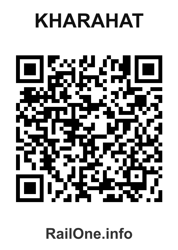 RailOne QR Code for Kharahat station
