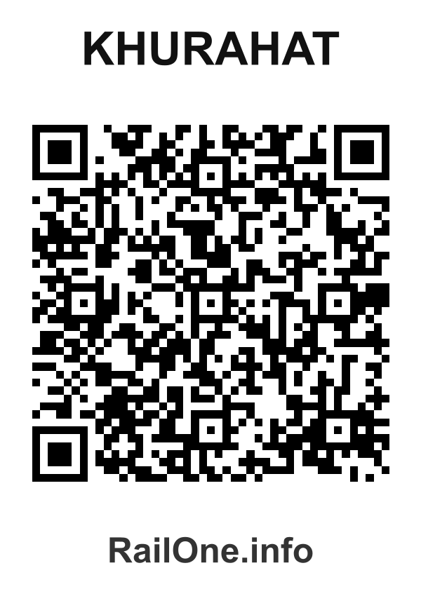 RailOne QR Code for Khurahat station