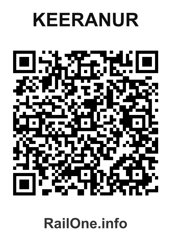 RailOne QR Code for Keeranur station