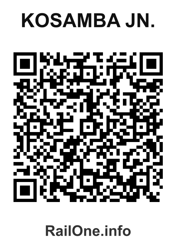 RailOne QR Code for Kosamba Jn. station