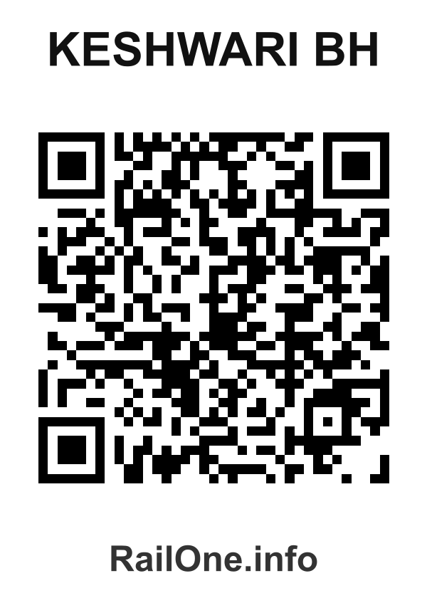 RailOne QR Code for Keshwari Bh station