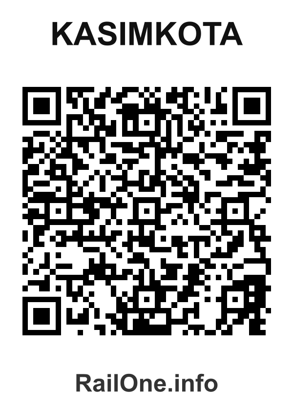 RailOne QR Code for Kasimkota station
