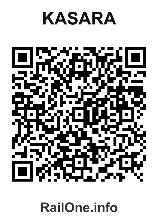 RailOne QR Code for Kasara station