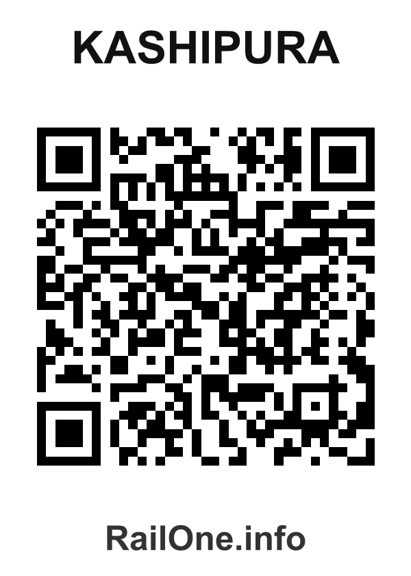 RailOne QR Code for Kashipura station