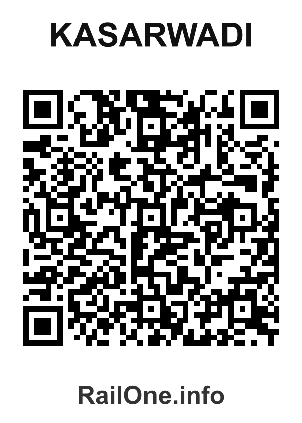 RailOne QR Code for Kasarwadi station