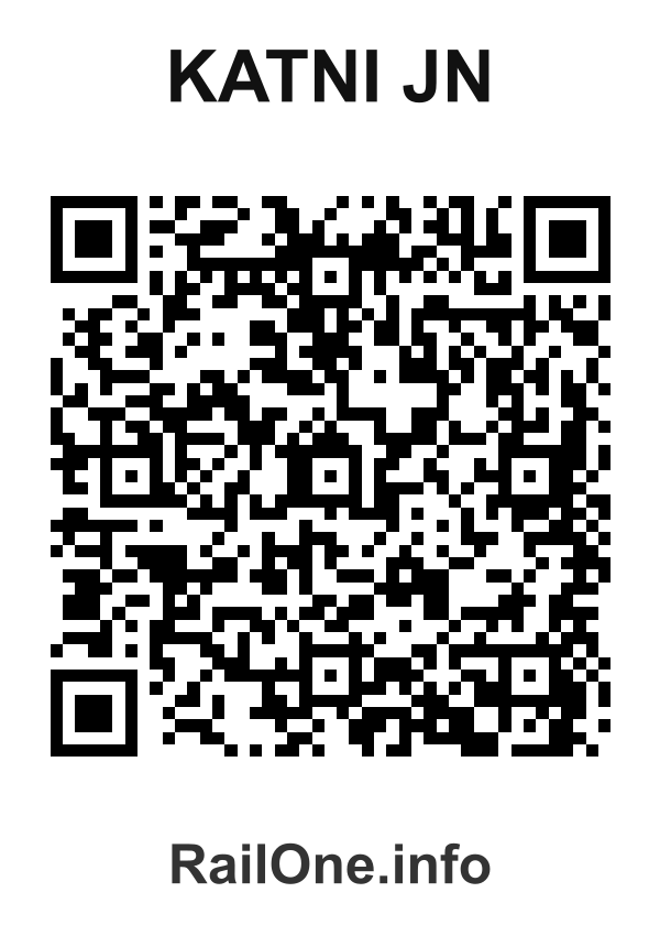 RailOne QR Code for Katni Jn station