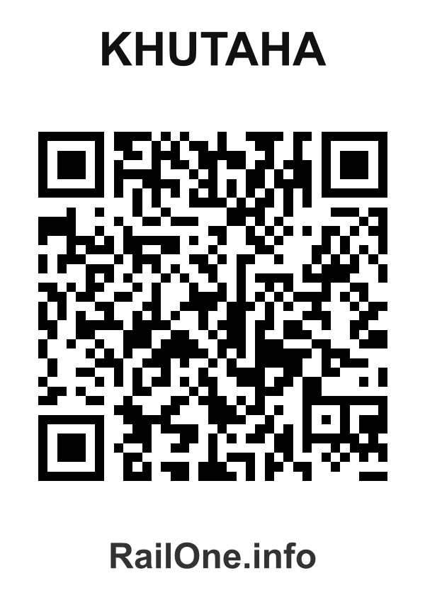 RailOne QR Code for Khutaha station