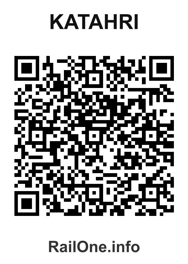RailOne QR Code for Katahri station
