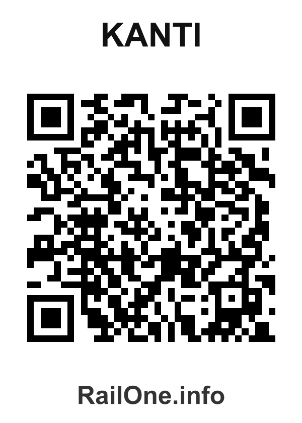 RailOne QR Code for Kanti station