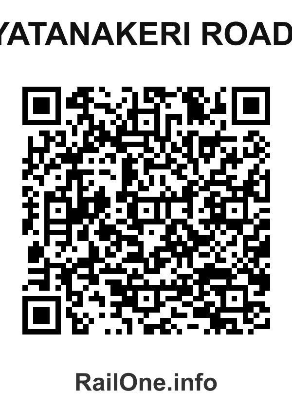 RailOne QR Code for Kyatanakeri Road H station