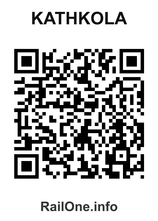 RailOne QR Code for Kathkola station