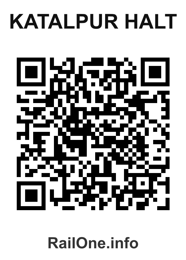 RailOne QR Code for Katalpur Halt station
