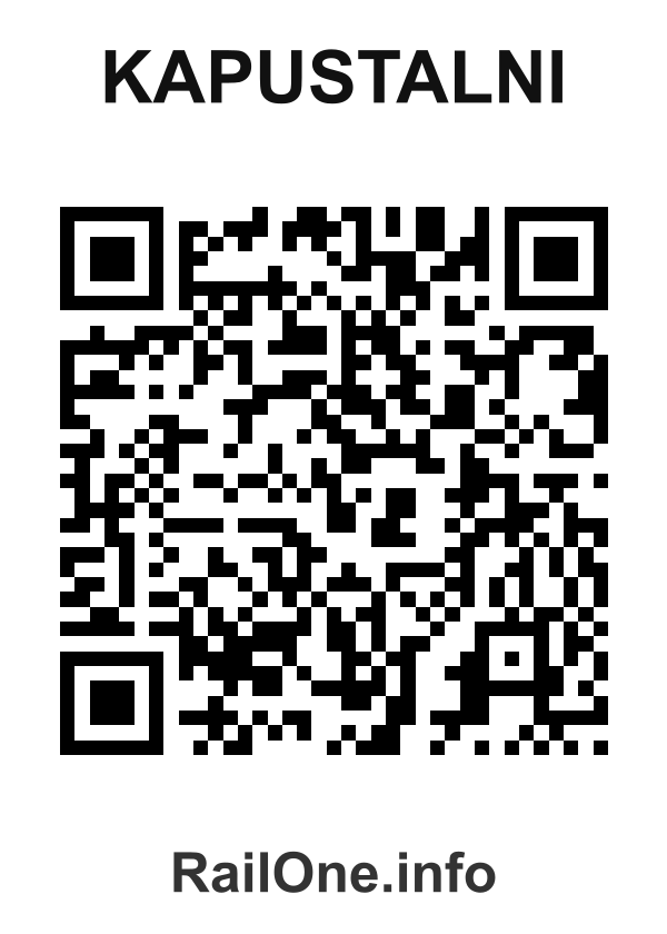 RailOne QR Code for Kapustalni station
