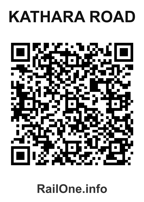 RailOne QR Code for Kathara Road station
