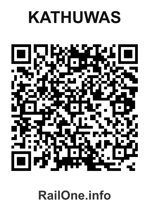 RailOne QR Code for Kathuwas station