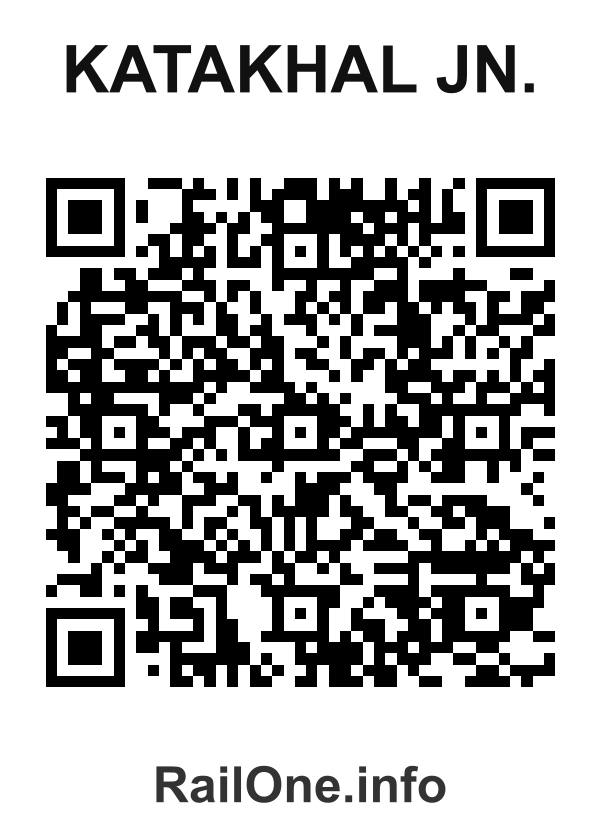 RailOne QR Code for Katakhal Jn. station