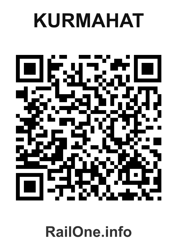 RailOne QR Code for Kurmahat station